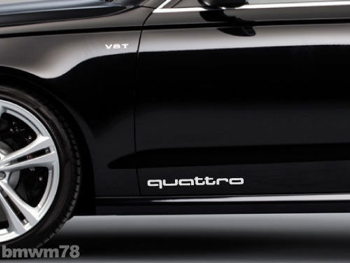 Audi Quattro Bremssattel Aufkleber - Wetterfeste & langlebige  Design-Highlights