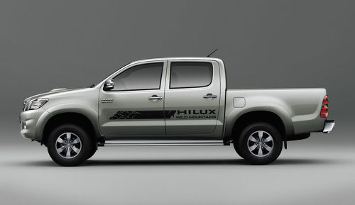 Toyota HILUX Monuntains Grafik-Seitenstreifen-Aufkleber