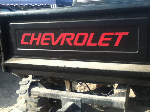 Chevrolet für STEPSIDE BED Heckklappen-Aufkleber / Aufkleber Chevy