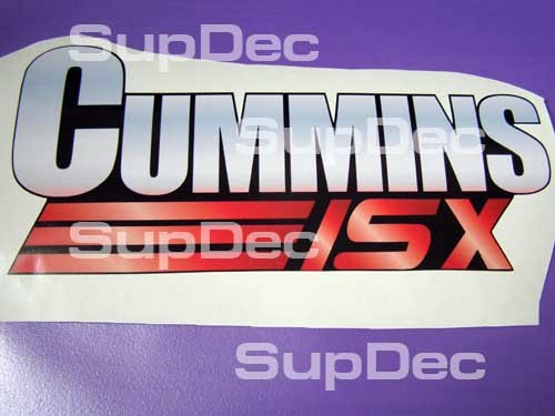 2 Cummins ISX-Emblem-Dodge-Ram-Aufkleber