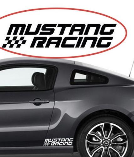 FORD MUSTANG Racing Seitenschweller Fender GT 5.0 Vinyl 3 Aufkleber inkl. 2010 - 2020