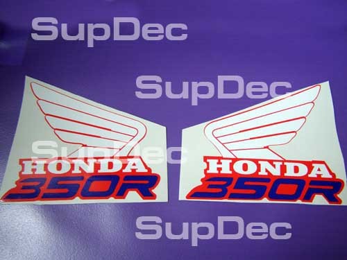Honda Wings 350R Tank Aufkleber Aufkleber Paar