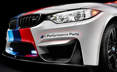 21 Stück BMW M Power Performance 25 mm 3D gewölbte Aufkleber-Embleme