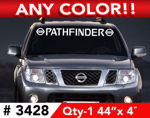 Nissan Pathfinder Logo Windschutzscheiben-Aufkleber 44