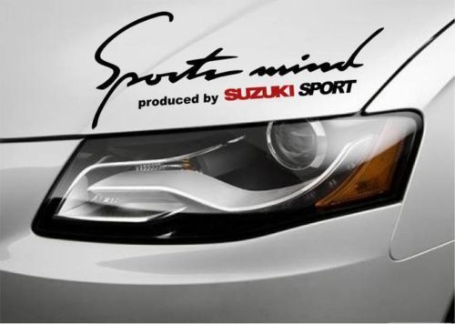 2 Sports Mind Produziert von SUZUKI Sport SX4 XL7 Vitara Aufkleber
