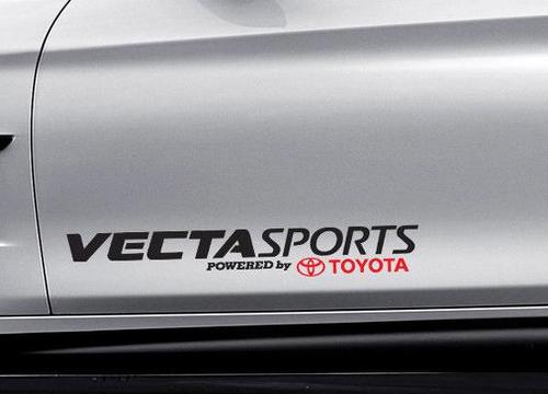 Vecta Sports Powered by Toyota Auto Aufkleber Vinyl Aufkleber TRD Scion Corolla Yaris A