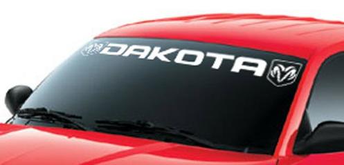 Fenster Windschutzscheibe Banner Aufkleber Aufkleber für Dodge Dakota Ram Vinyl