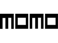 Aufkleber mit Momo-Logo