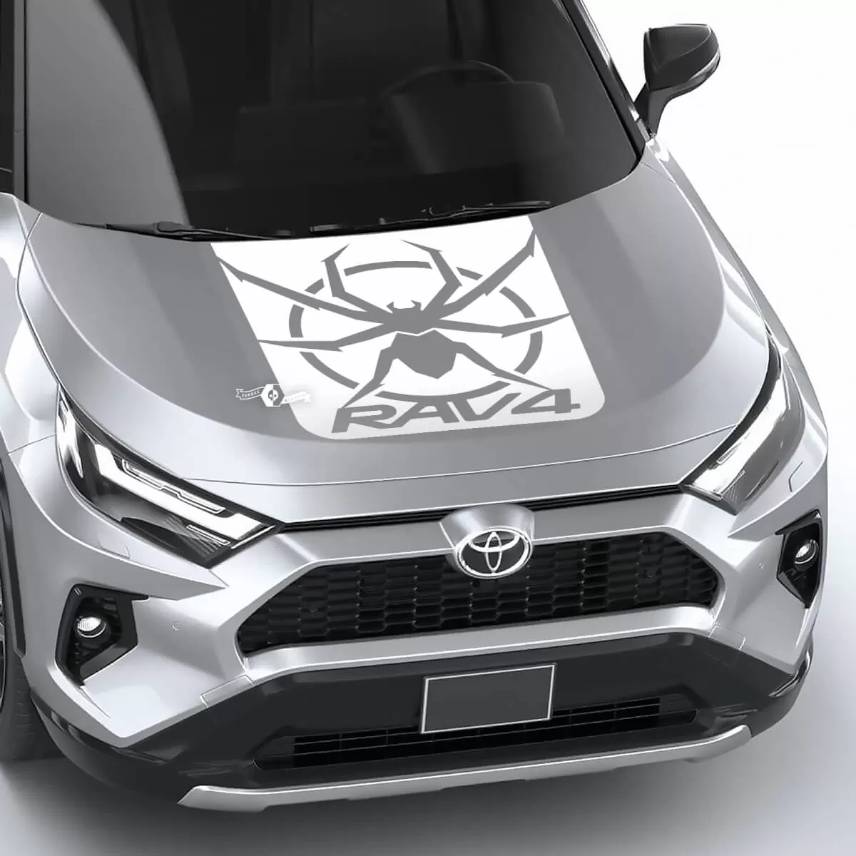 Spider Black Widow RAV4 Motorhauben Vinyl Aufkleber Grafikaufkleber passend fur Toyota RAV4