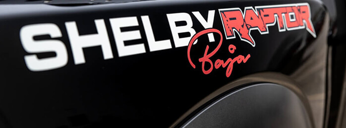 Article: Ford F-150 Raptor Shelby Raptor Baja Edition Grafikaufkleber
