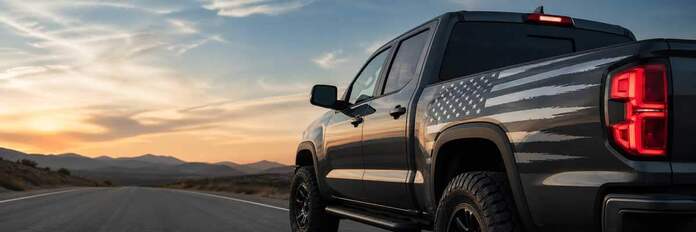 Article: Amerikanische Flaggenaufkleber & USA-Sticker für Autos